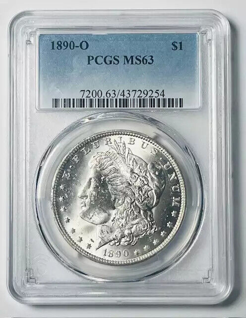 1890 O Morgan Silver Dollar PCGS MS-63