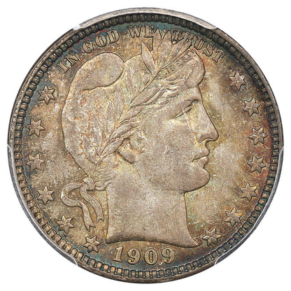 1909-D 25c PCGS MS66 ex: D.L. Hansen