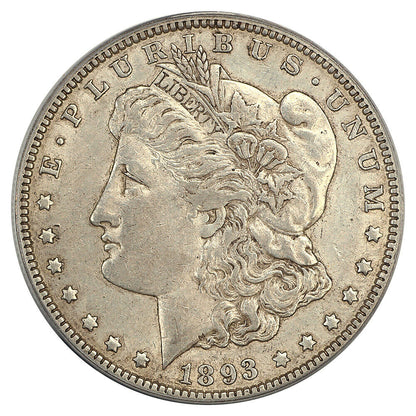 1893-O $1 PCGS AU50 - Morgan Dollar - Scarce Date