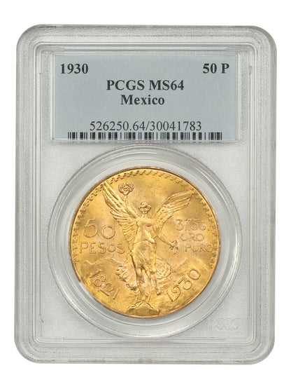 Mexico: 1930 Gold 50 Peso PCGS MS64 (KM-481) - Other