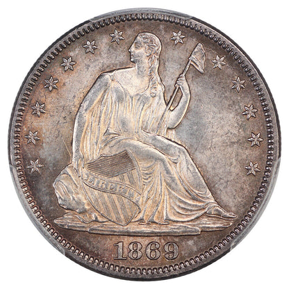 1869 50C PCGS MS64 ex: D.L. Hansen