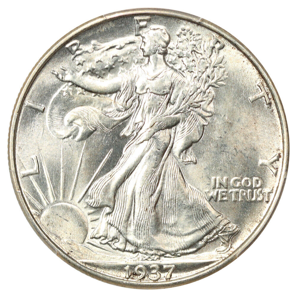 1937 50C PCGS MS64