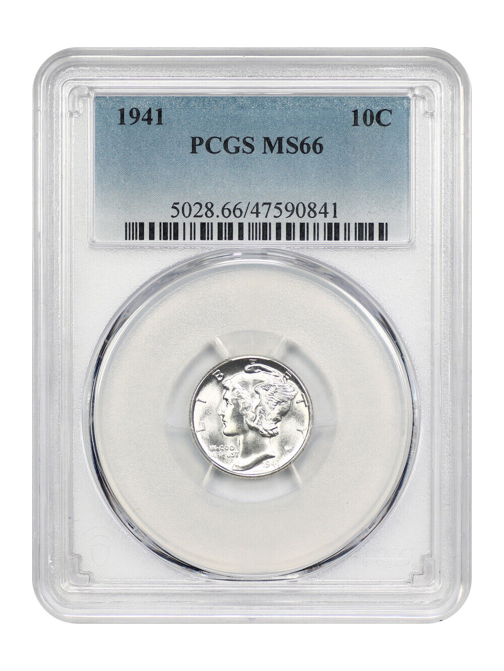 1941 10C PCGS MS66