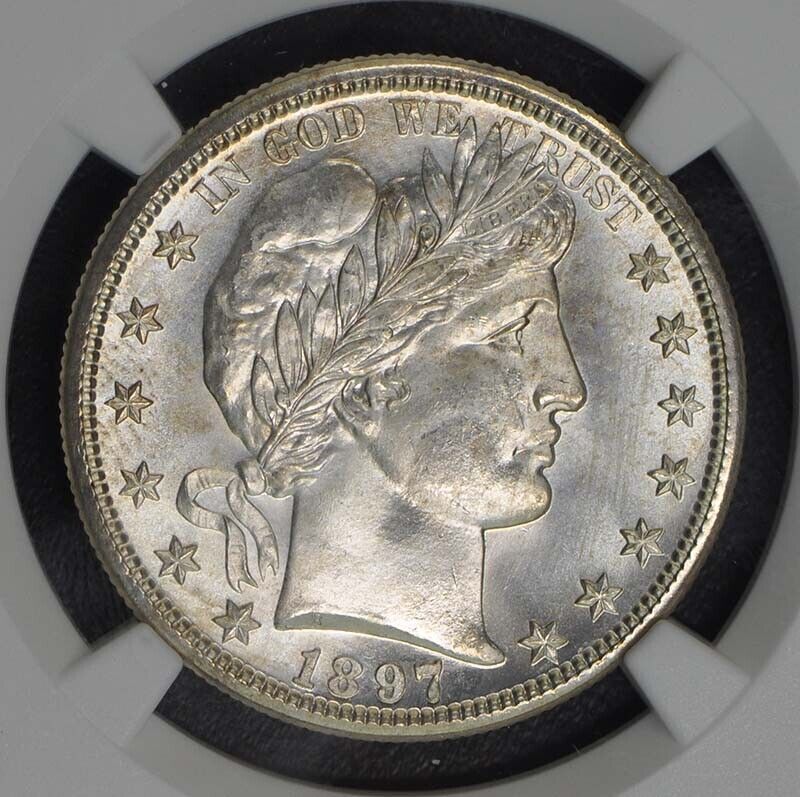 1897-S Barber Half Dollar 50C NGC MS65