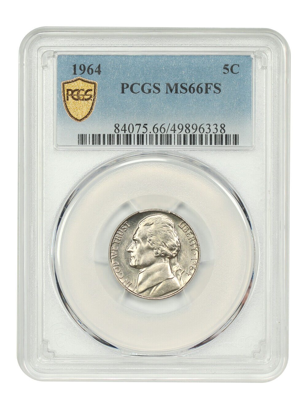 1964 5C PCGS MS66FS - Jefferson Nickel