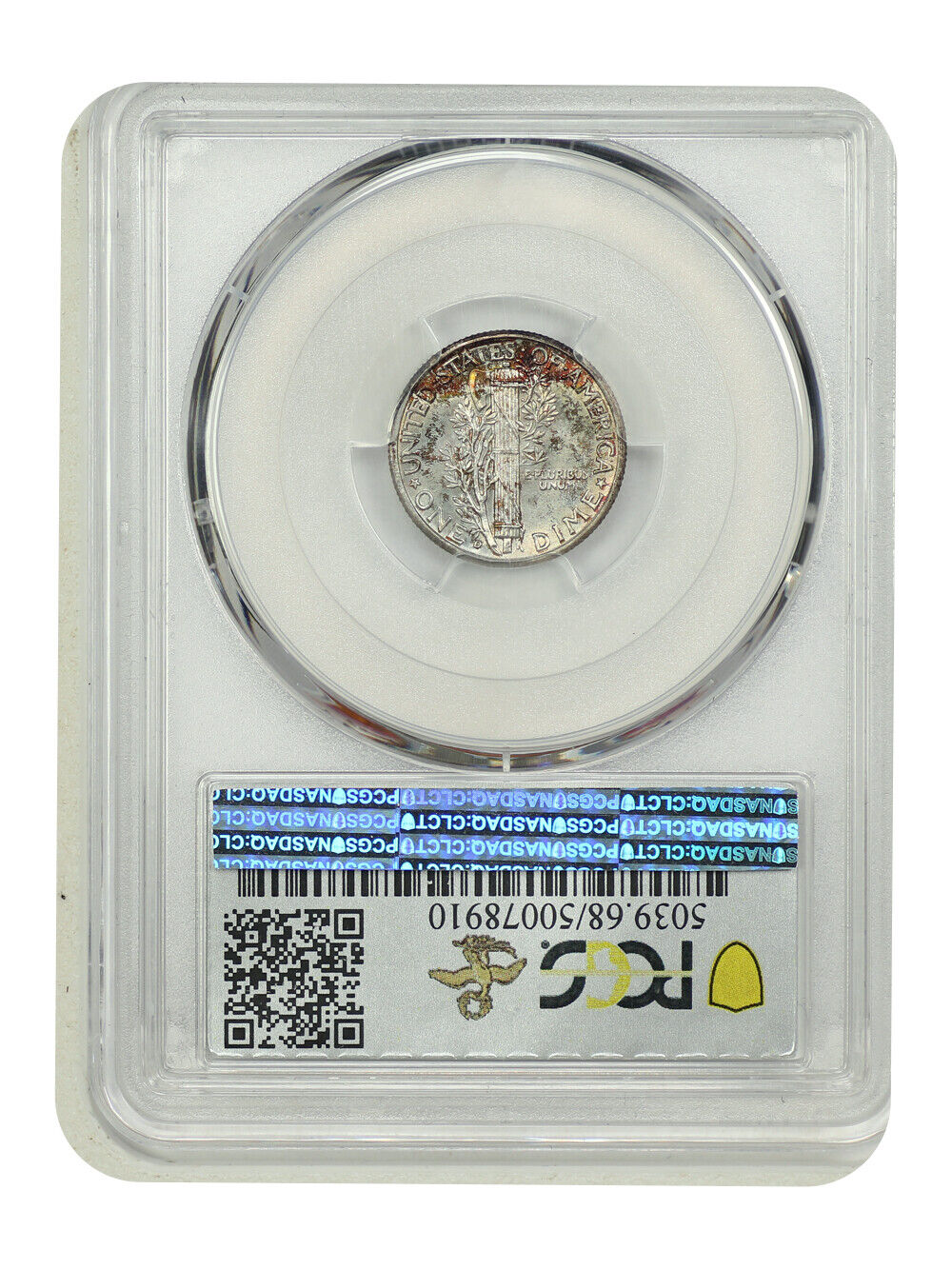 1942-D 10C PCGS MS68FB ex: D.L. Hansen