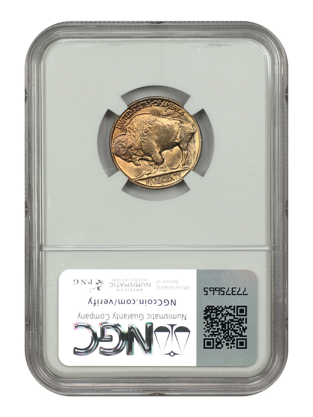 1938-D 5C Buffalo NGC MS67+ - Buffalo Nickel