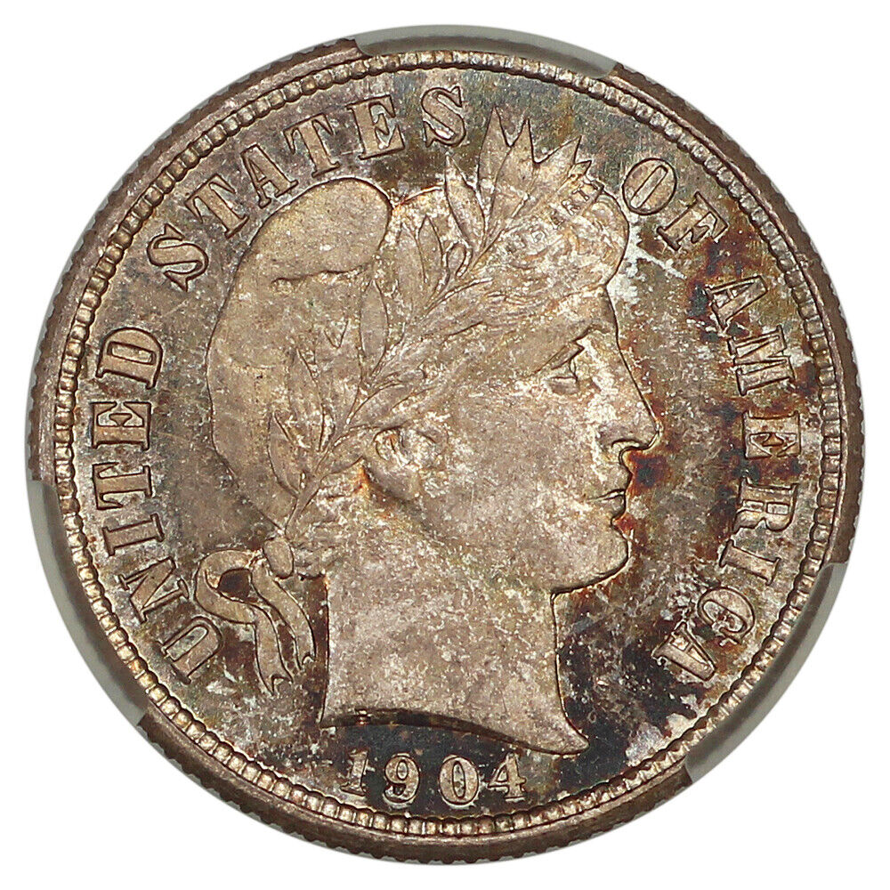 1904-S 10C CACG MS66+ ex: D.L. Hansen  - Barber Dime