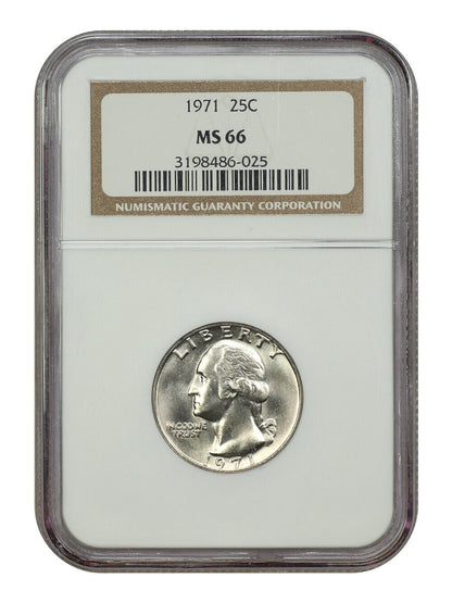 1971 25C NGC MS66 - Washington Quarter