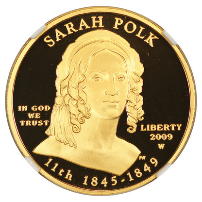 2009-W $10 Sarah Polk NGC PR70DCAM