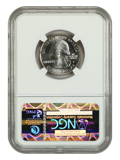 2014-P 25C Everglades NP NGC MS68 - Type 1 - Clad