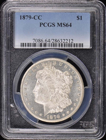 1879-CC $1 Morgan Dollar PCGS MS64