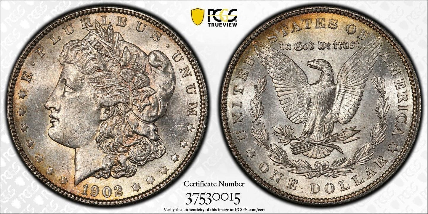 1902 P Morgan Silver Dollar PCGS MS-64