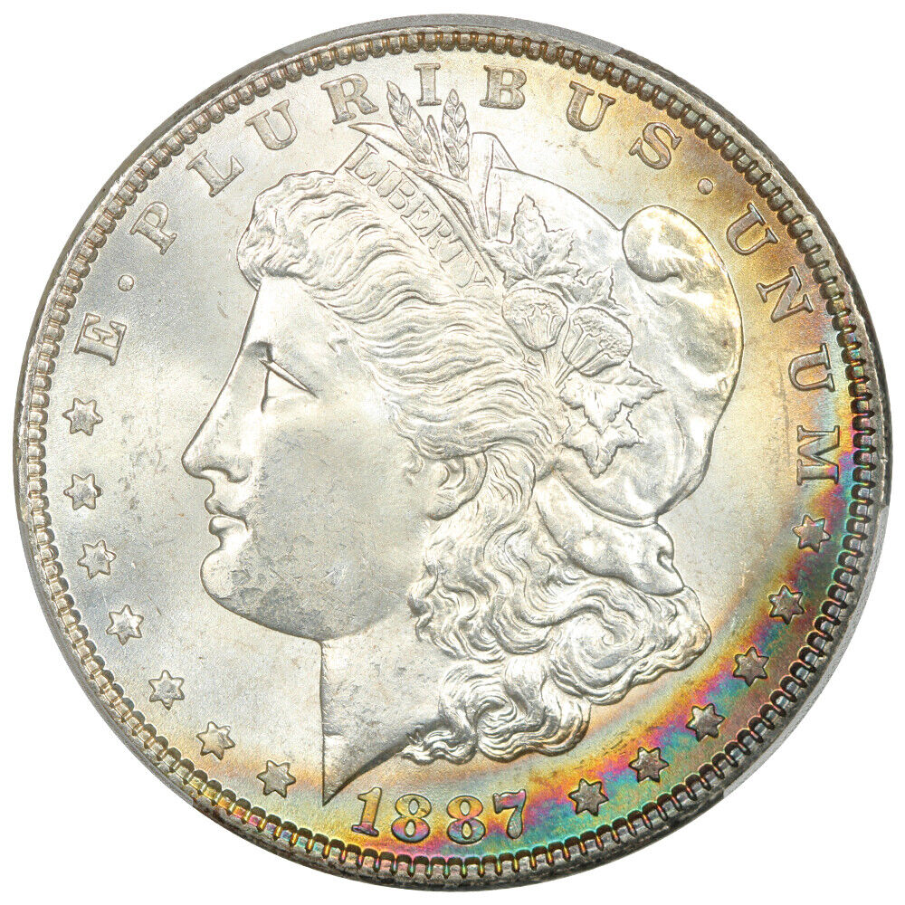 1887 $1 PCGS MS67 - Morgan Dollar