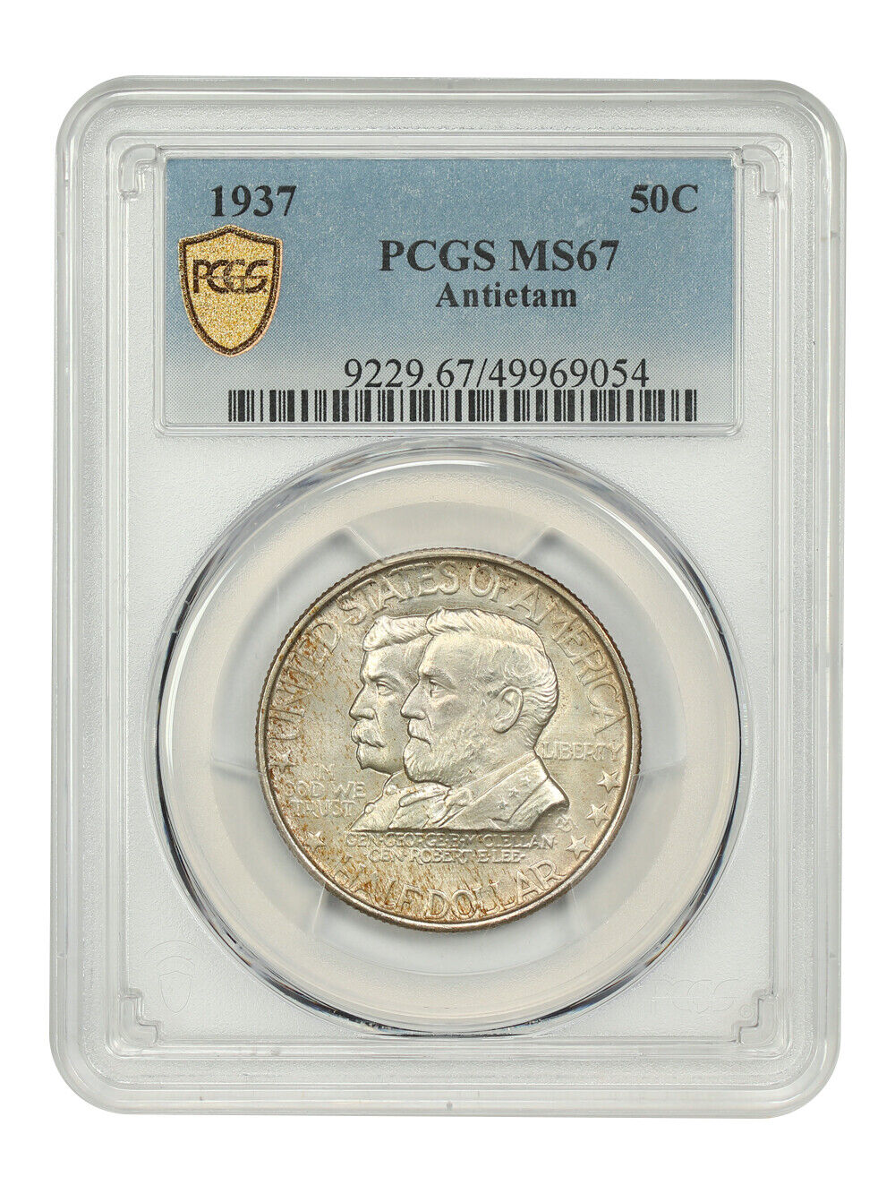 1937 50C Antietam PCGS MS67 - Classic Silver Commemorative - Low Mintage Issue