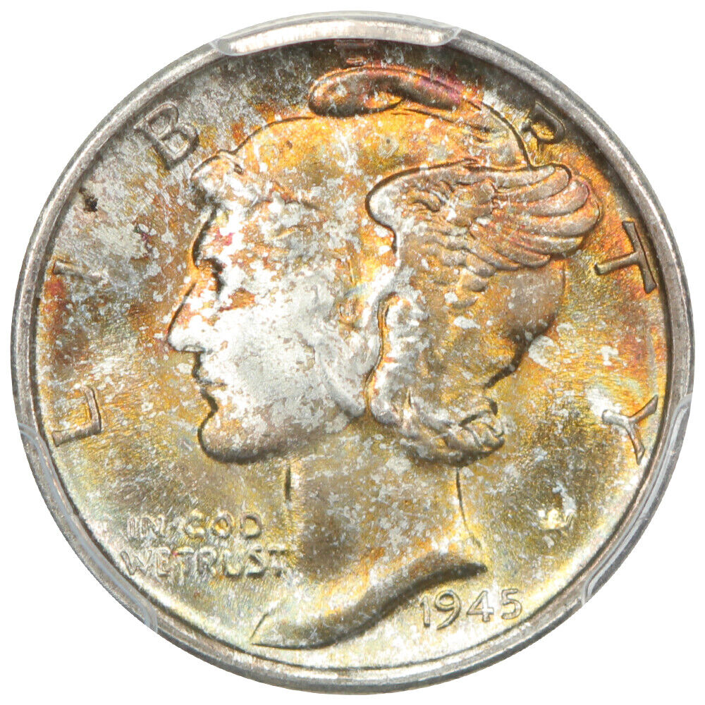 1945-S 10C PCGS MS68FB