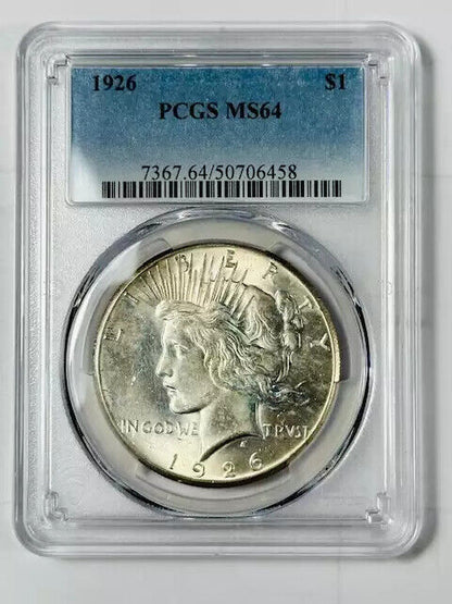 1926 P Peace Dollar PCGS MS-64