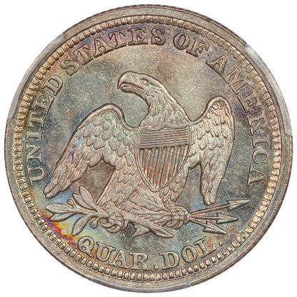 1857 25C PCGS MS67 ex: D.L. Hansen/Pogue