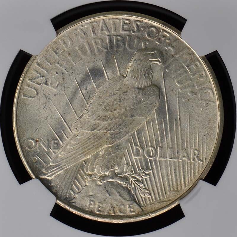 1935-S Peace Dollar S$1 NGC MS66