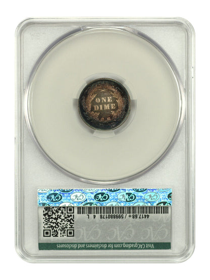 1898 10C CACG PR68+CAM ex: D.L. Hansen - Barber Dime