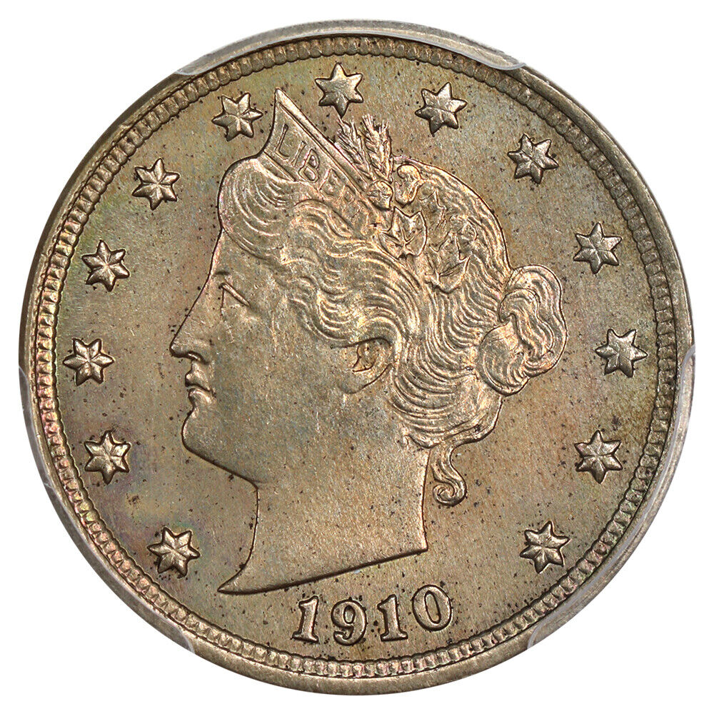 1910 5c PCGS MS66 ex: D.L. Hansen