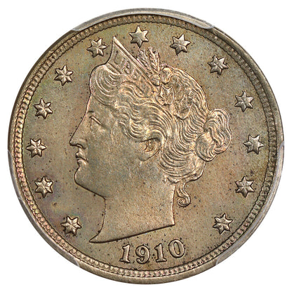 1910 5c PCGS MS66 ex: D.L. Hansen