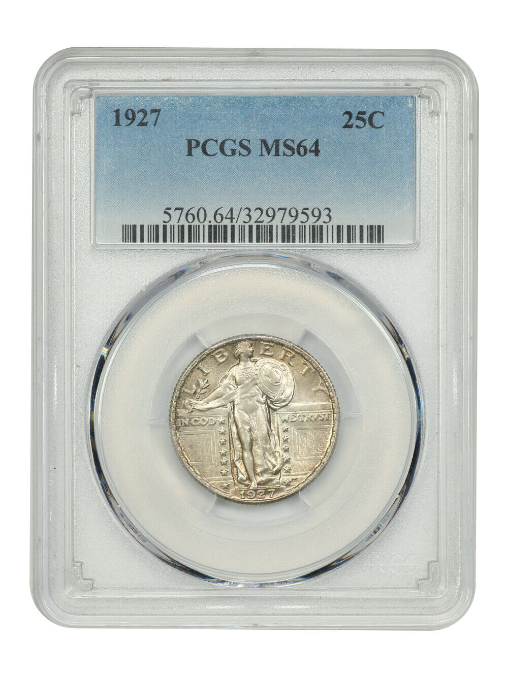 1927 25C PCGS MS64 - Standing Liberty Quarter