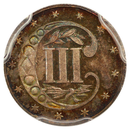 1863 3CS PCGS PR66+