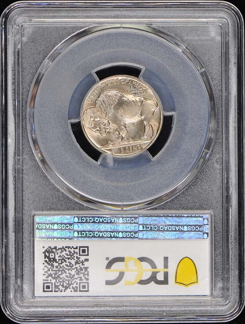 1936 5C Satin Buffalo Nickel PCGS PR67+ (CAC)