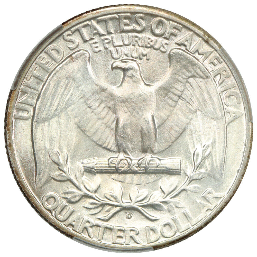 1945-D 25C CACG MS67+ ex: D.L. Hansen - Washington Quarter - Tougher 40s Date