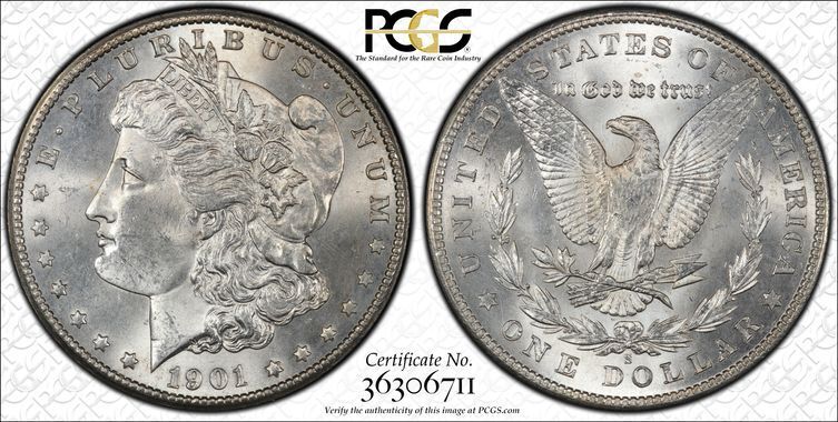 1901-S $1 Morgan Dollar PCGS MS65