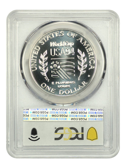 1994-D $1 World Cup PCGS MS70 - $1 (Silver)