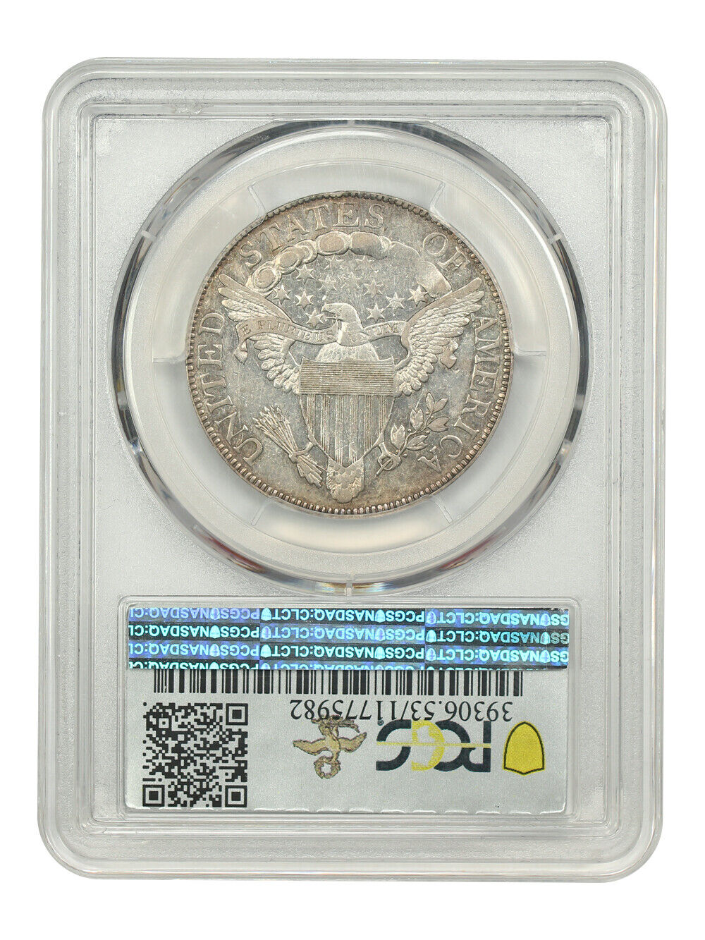 1806 50C PCGS AU53 (O-106, Knob 6, Small Stars) ex: D.L. Hansen