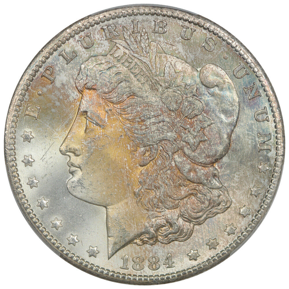 1884-CC $1 PCGS/CAC MS64 - Morgan Dollar