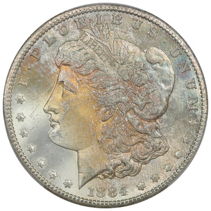 1884-CC $1 PCGS/CAC MS64 - Morgan Dollar