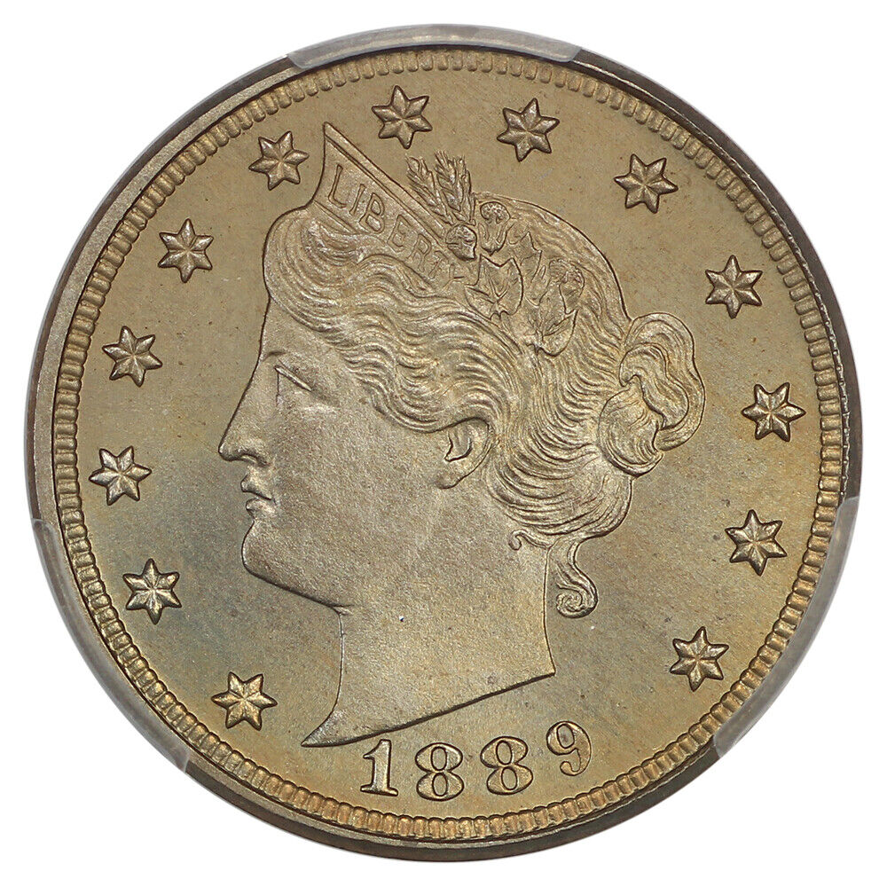 1889 5C PCGS MS67