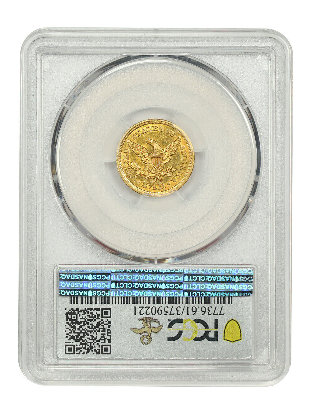 1844-D $2.50 PCGS MS61 ex: D.L. Hansen - Liberty Head $2.5