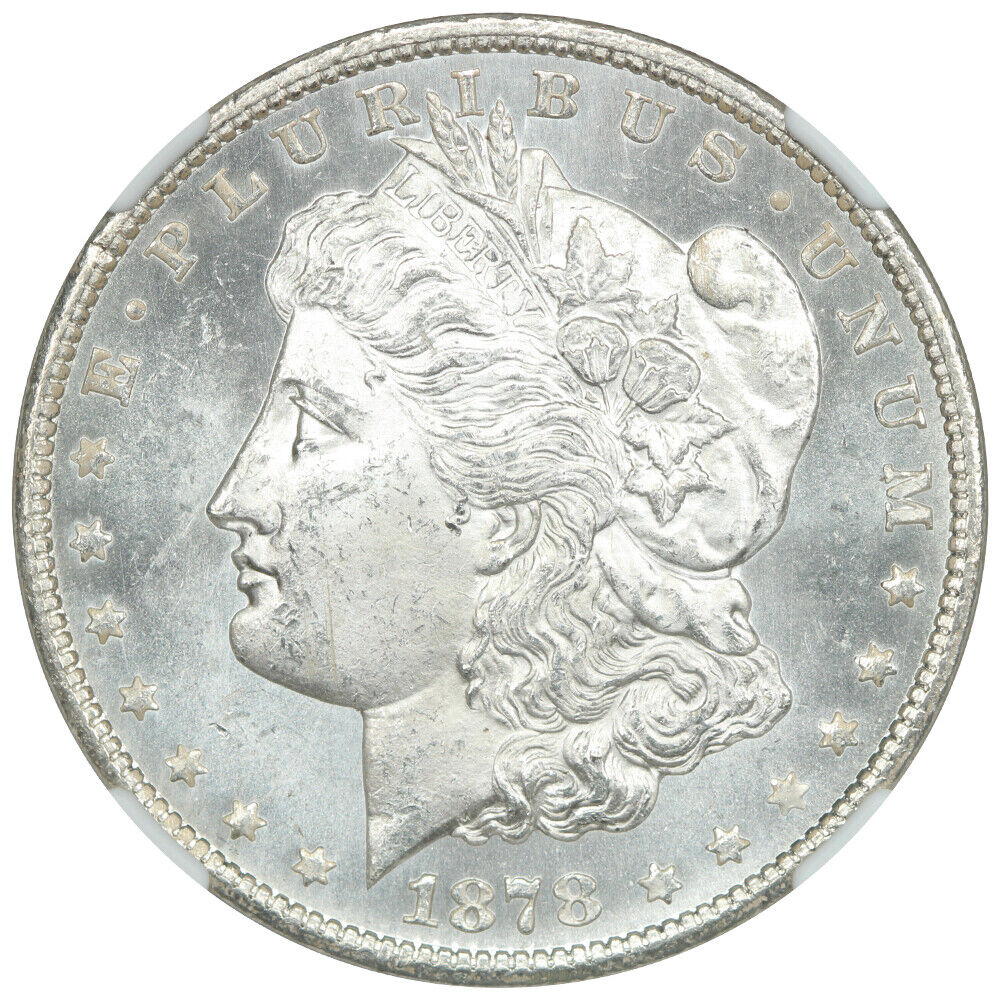 1878-CC $1 NGC MS63 - Morgan Dollar - Popular First-Year Carson City Morgan