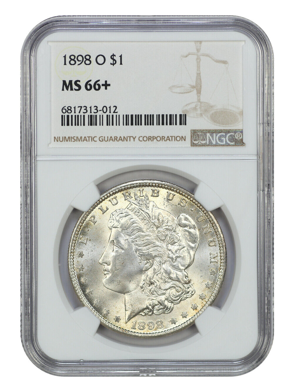 1898-O $1 NGC MS66+ - Morgan Dollar