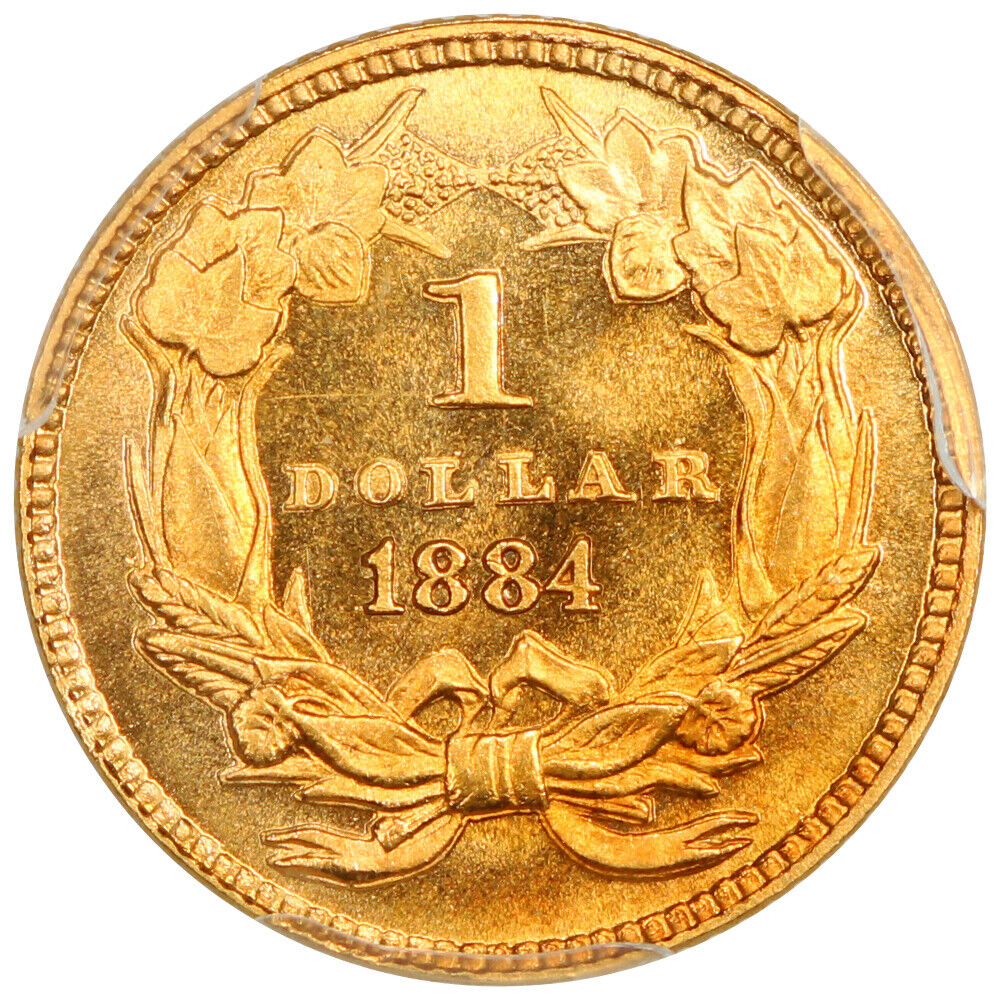 1884 G$1 PCGS MS68 ex: D.L. Hansen