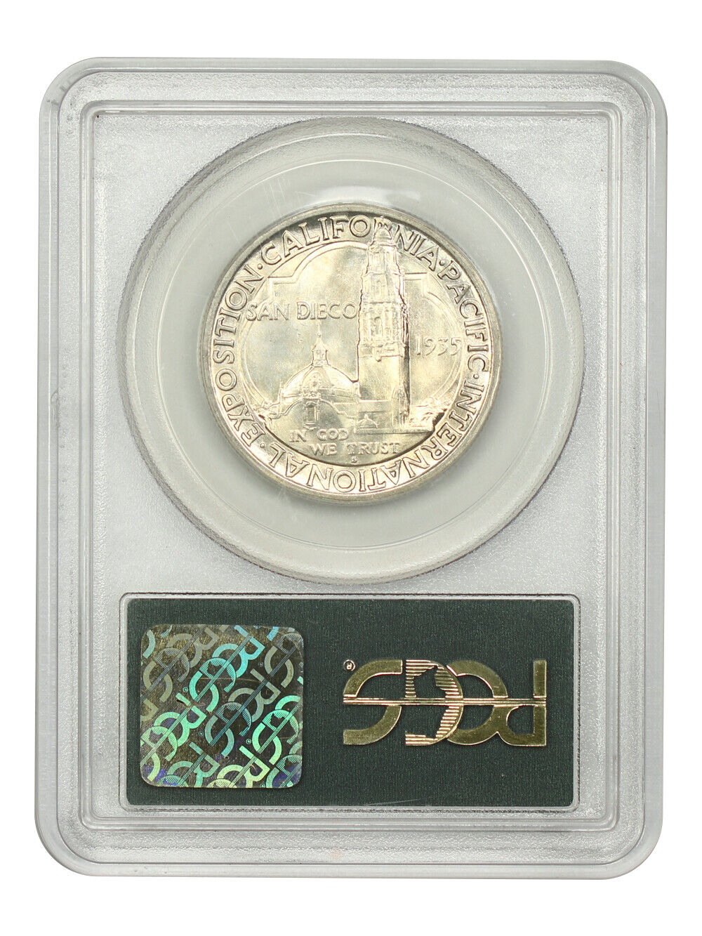 1935-S 50C San Diego PCGS MS65 (OGH) - Classic Silver Commemorative