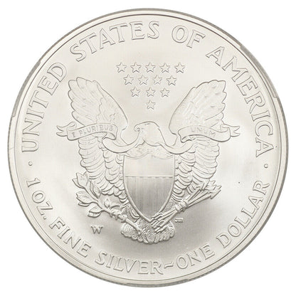 2006-W $1 Silver Eagle CACG MS69 (Burnished)