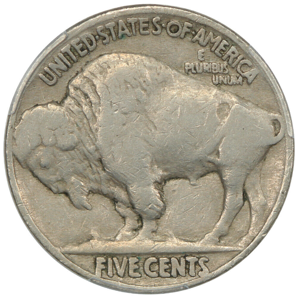 1935 5C PCGS Fine 15 (DDR, FS-801) - Buffalo Nickel