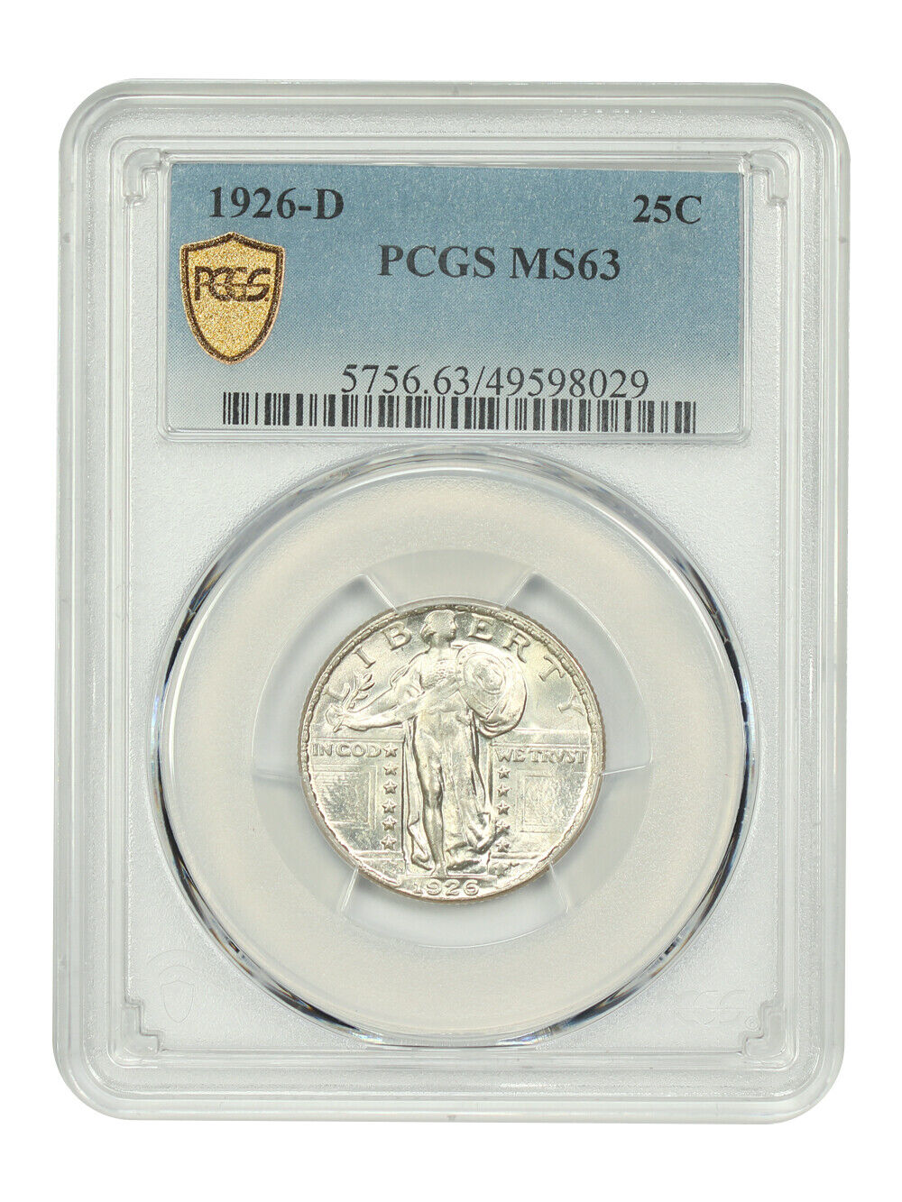 1926-D 25C PCGS MS63 - Standing Liberty Quarter