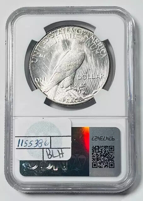 1922 S Peace Dollar NGC MS-63