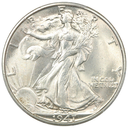 1947-D 50C PCGS MS65 - Walking Liberty Half Dollar