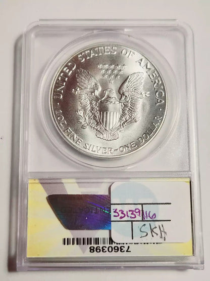 1987 S Silver Eagles ANACS MS-70 STRUCK AT SAN FRAN MINT