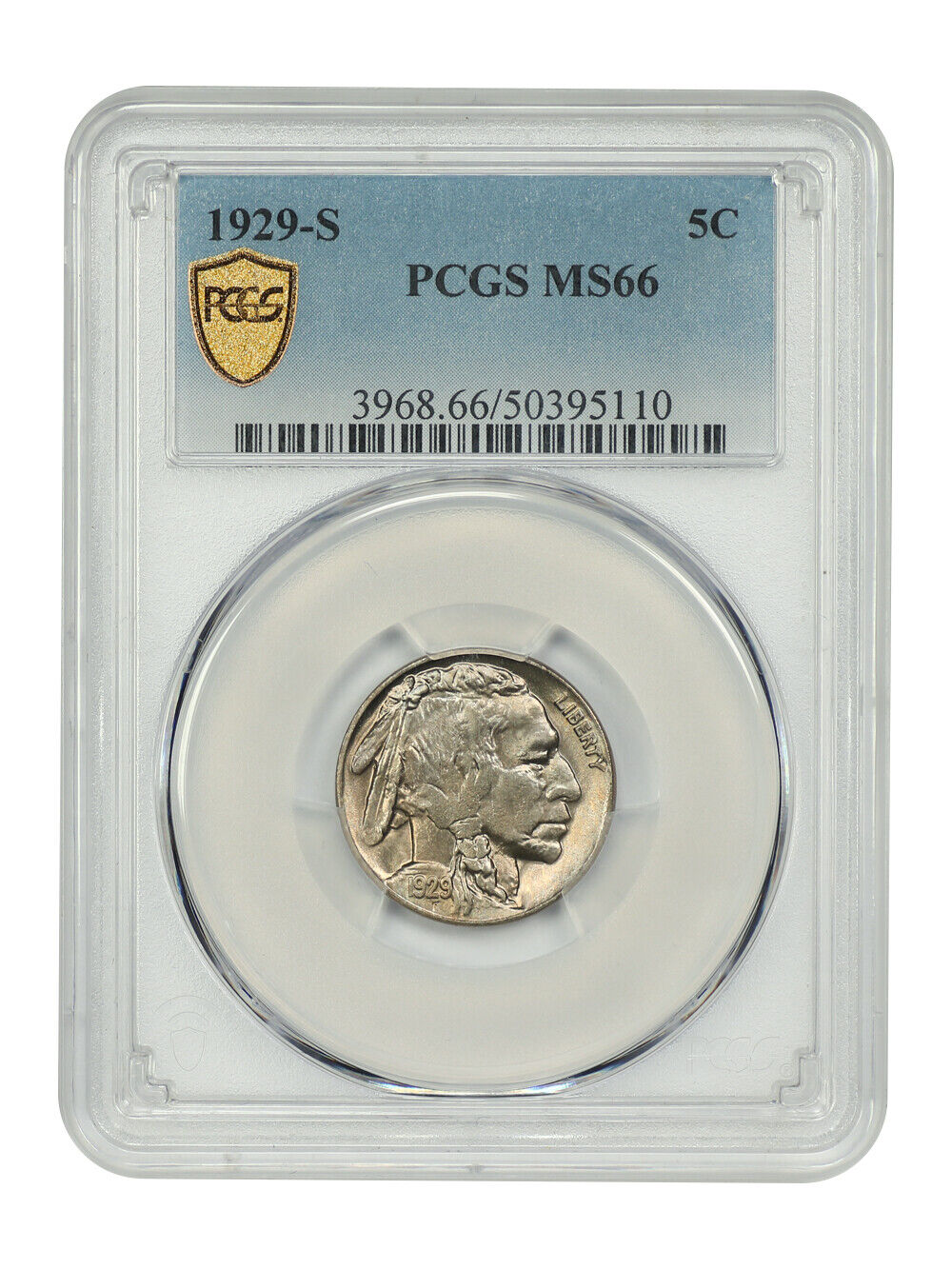 1929-S 5C PCGS MS66 - Buffalo Nickel