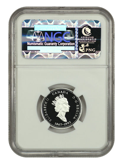 1992 Canada 25c Manitoba NGC PF 69 DCAM