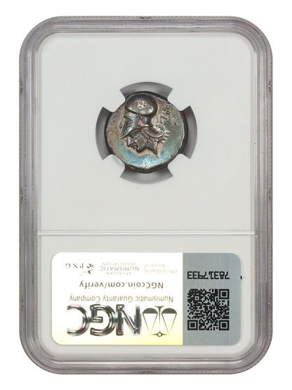 Ancient Greek: (4th-3rd Centuries BC) AR Stater NGC Choice VF (Acarnania, Leucas